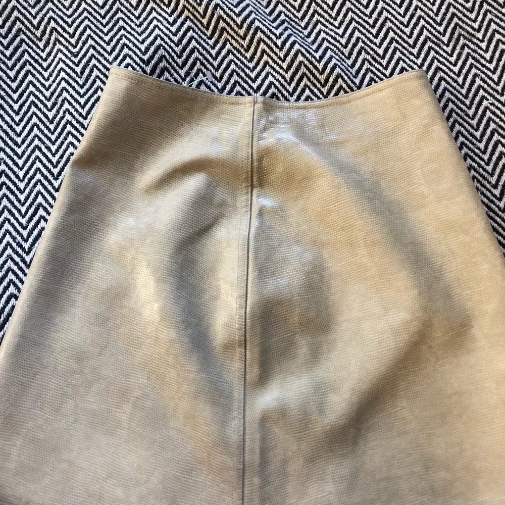 Vintage foax snake skin skirt